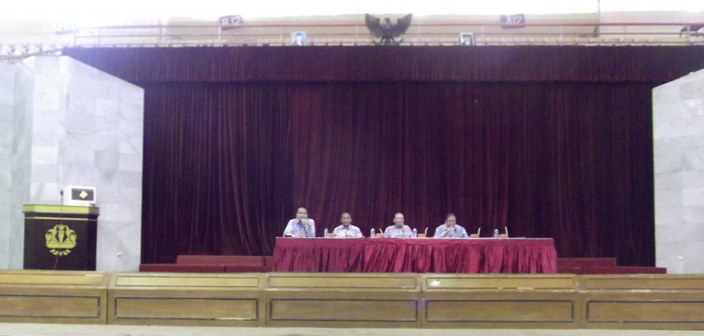 Sosialisasi UNAS di GSG Rabu 10 April 2013